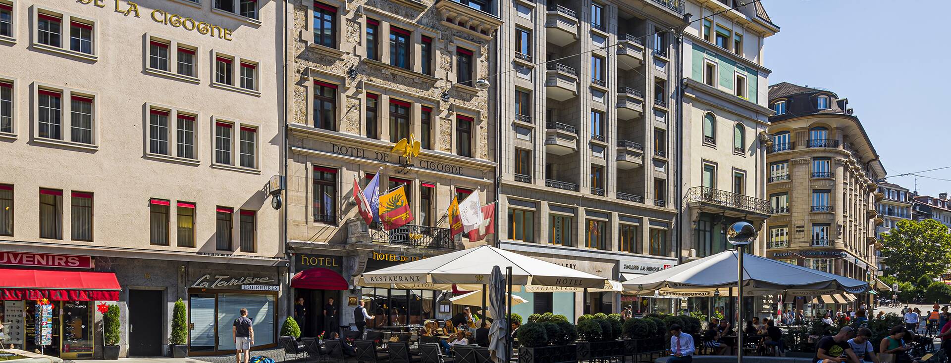 Une élégance « belle époque » à L’Hôtel de la Cigogne à Genève: